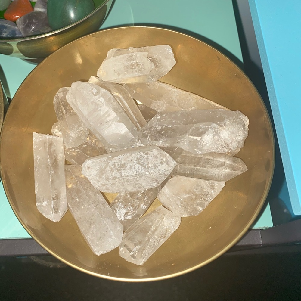 3 pieces of quartz